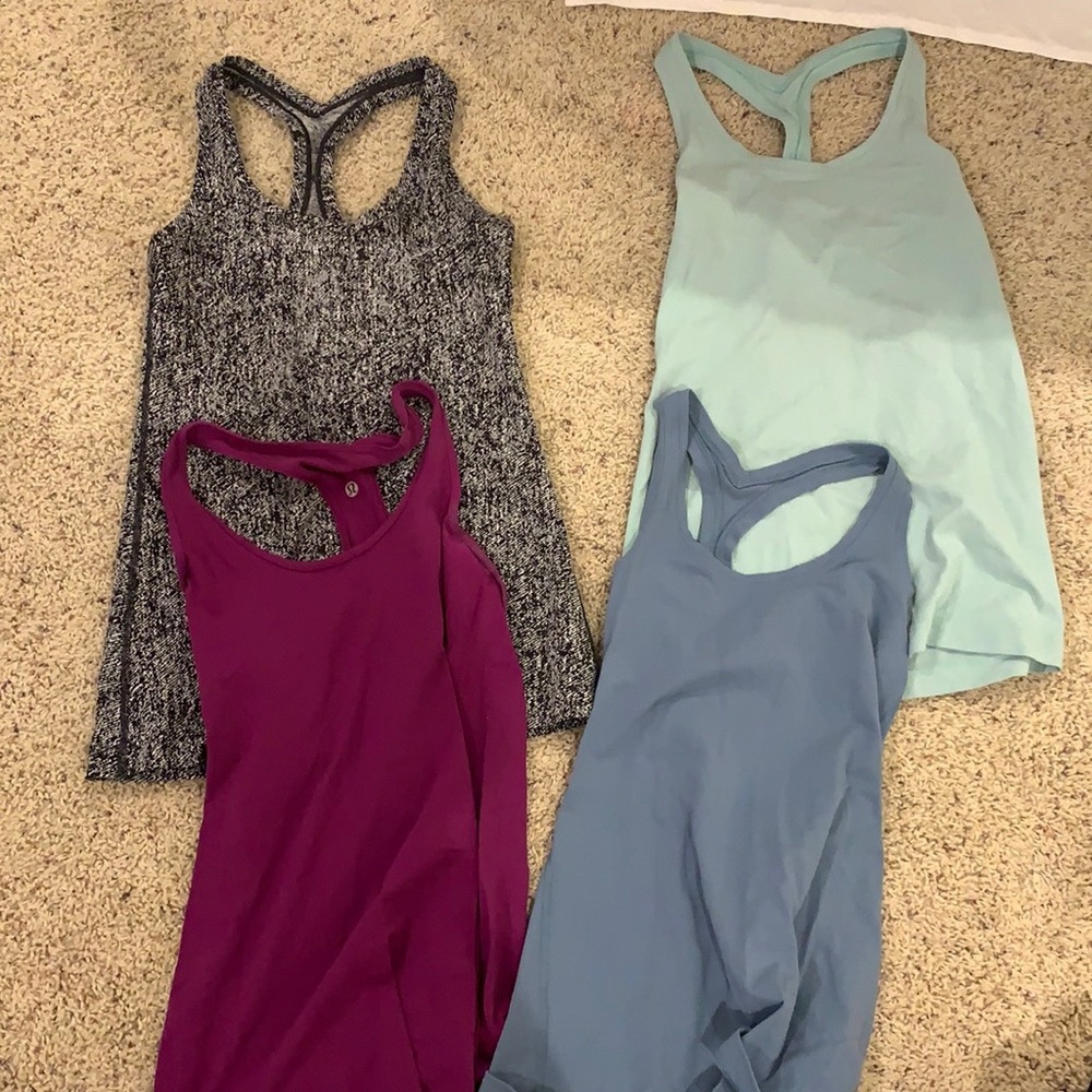 Lulu tanks all size 4-6 great condition